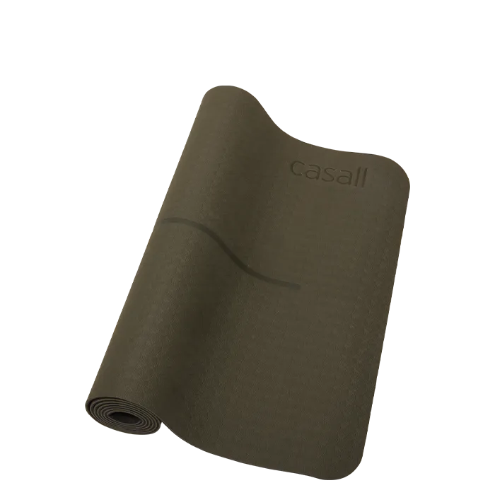 Casall Yogamatte Position 4mm Skoggrønn/Svart