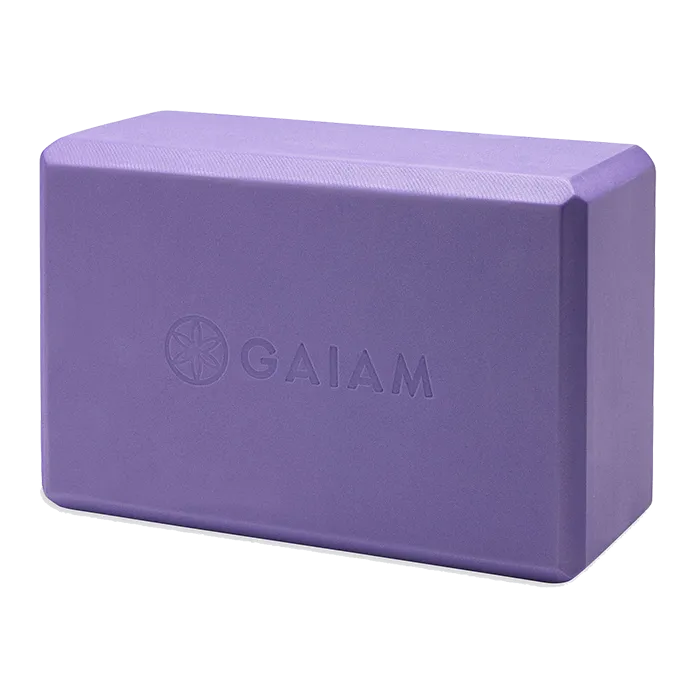 Gaiam Yoga Block Lilla